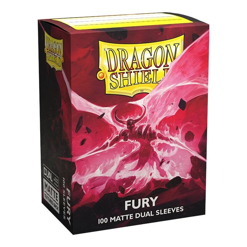 Dragon Shield - Standard Size Dual Matte Sleeves (100 Sleeves) - Fury